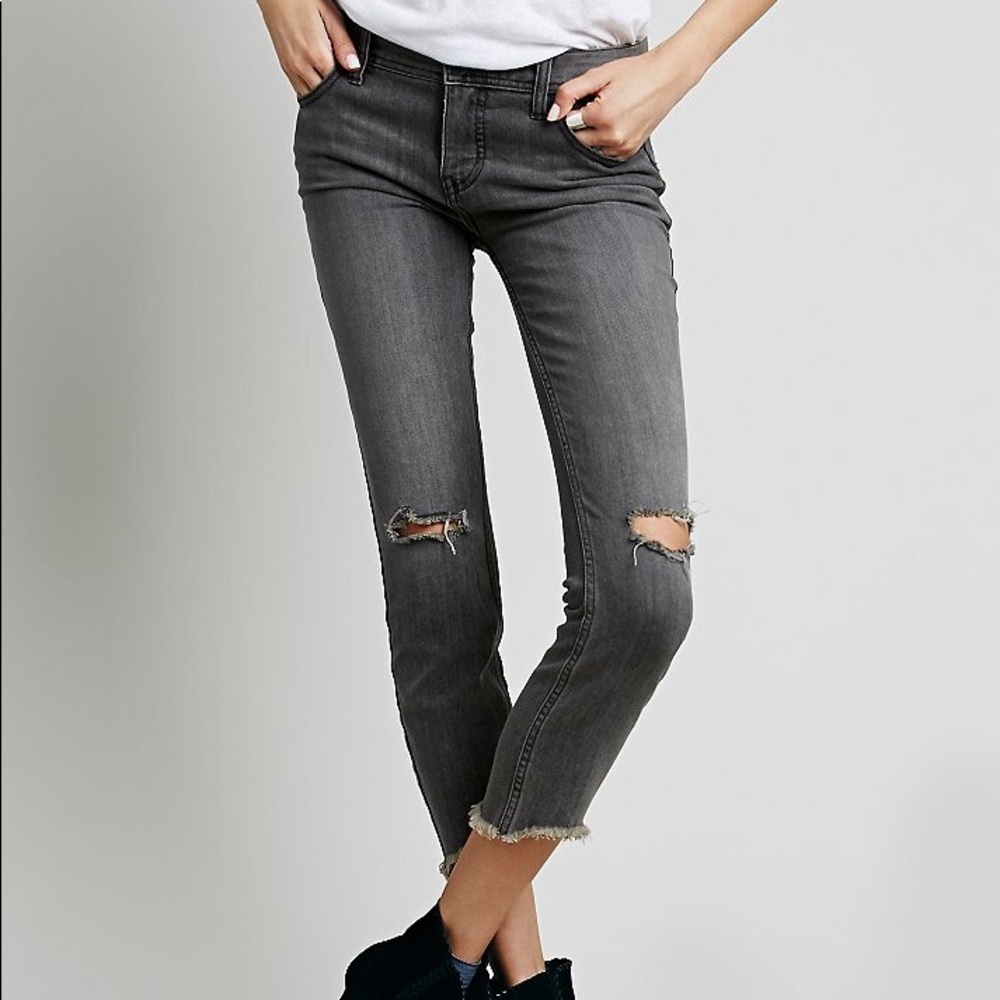 Free People | Destroyed Ankle Skinny